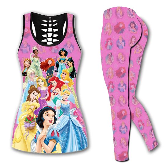 Disney Princess Tank Top, Disney Princess Leggings
