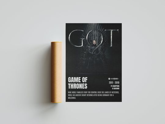 Game of Thrones GoT Premium Matte Vertical Posters, Wall Art Decor