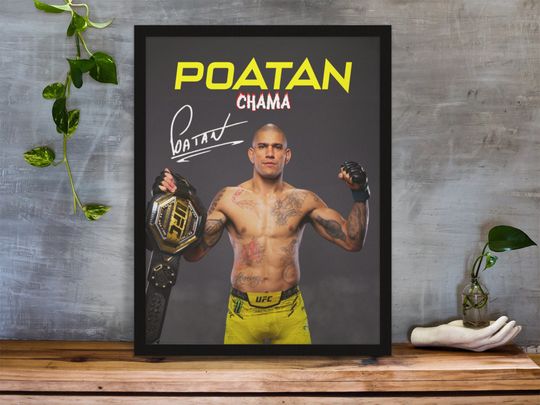 Alex Pereira Premium Matte Vertical Posters, Wall Art Decor, Motivational Poster