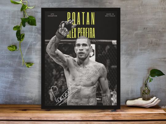 Alex Pereira Premium Matte Vertical Posters, Wall Art Decor, Wall Decor