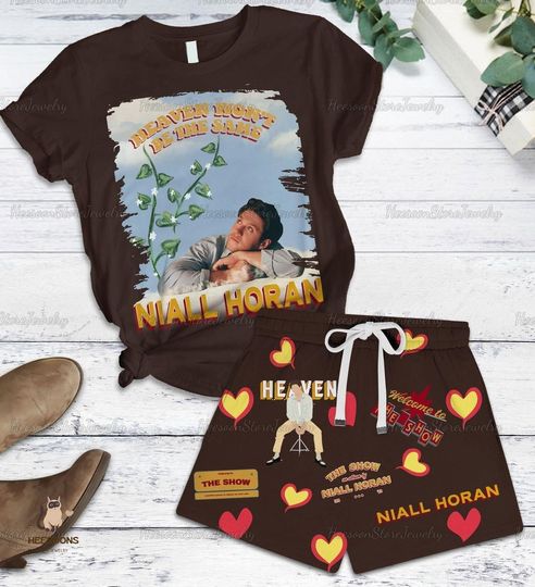 Niall Horan Pajamas Set, Niall Horan Shirt Shorts Set, The Show Niall Shirt, Niall Horan Shorts, The Show Niall Horan Shirt, Swim Short
