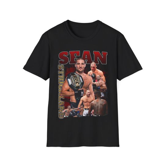 Sean Strickland cotton tee, Graphic Tshirt for men, women, Unisex, Trending Gifts
