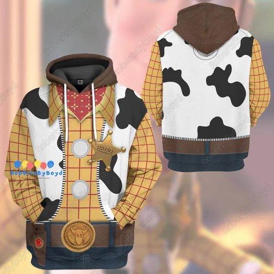 Toy Story Woody Hoodie, Woody Costume Shirt, Disney Toy Story Shirt, Woody Cosplay Tshirt, Toy Story Sweatshirt, Gift For Toy Story Fan