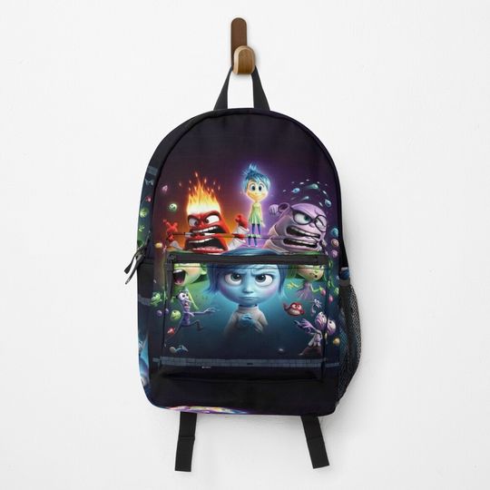 Inside Out 2 Backpack For Kids and Adults, Adjustable Shoulder Straps, Lightweight and Waterproof Backpack