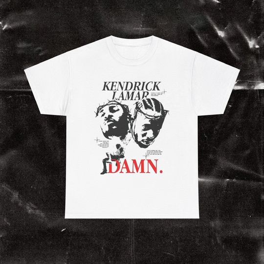 Kendrick Lamar T Shirt, Rapper T shirt, Hiphop T Shirt Unisex short sleeves heavy cotton shirt, multiple colors full size S-5XL shirt