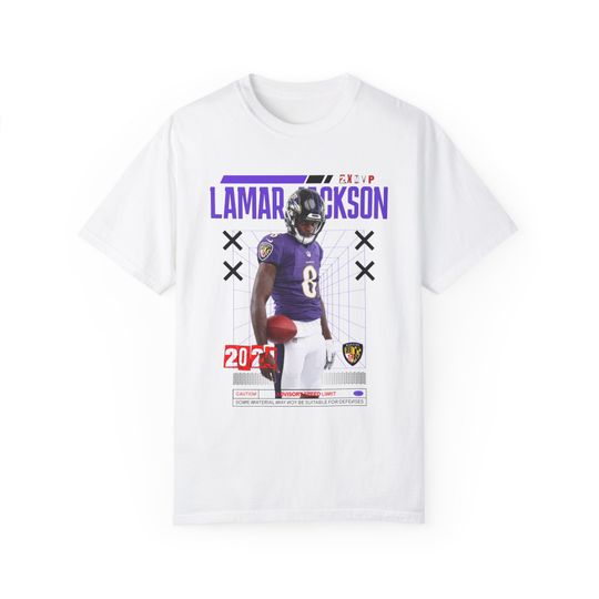 Lamar Jackson Baltimore Cotton Tee, Graphic Tshirt for men, women, Unisex, Trending Casual Fashion