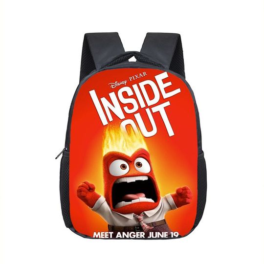 Disney Inside Out Kindergarten Backpack, Children School Bag, Toddler Bag for Fashion Kids School Bookbags Gift