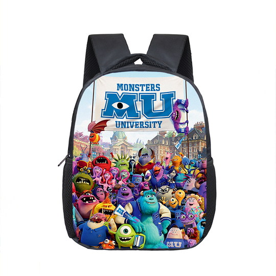 Disney Monsters University Kindergarten Backpack, Children School Bag, Toddler Bag for Kids Girls School Bookbags Gift
