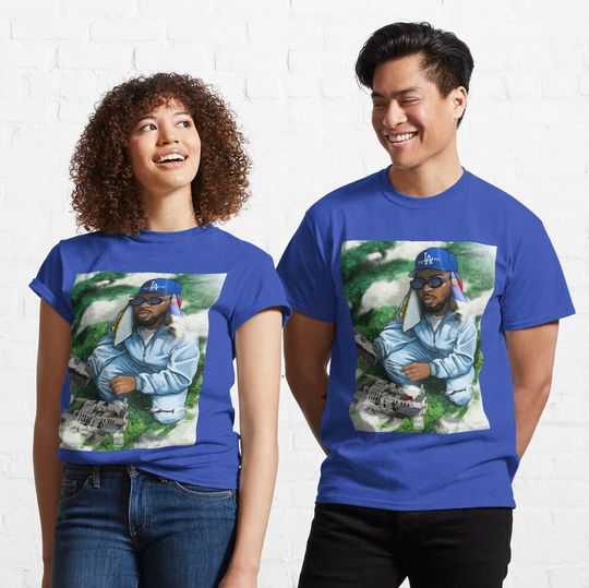 Kendrick Lamar giant Classic T-Shirt, Kendrick Lamar Classic T-Shirt, Music Merch for Fans, Summer Cotton Short Sleeved Shirt, Music Clothing for Men, Women and Kids