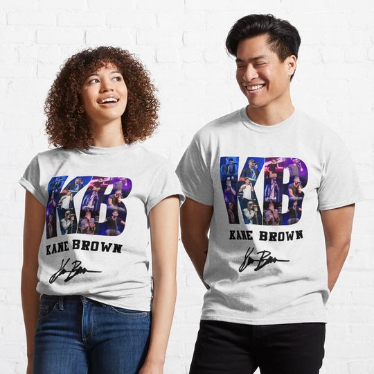 Kane Brown Classic T-Shirt, Music Merch for Fans, Summer Cotton Short Sleeved Shirt, Music Clothing for Men, Women and Kids