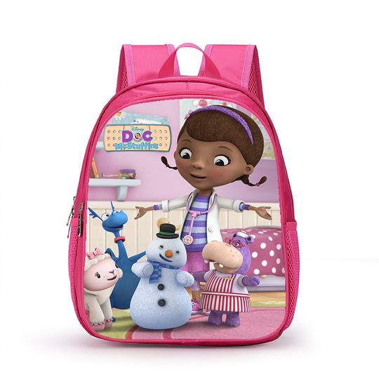 Doc McStuffins Kindergarten Backpack, Children School Bag, Toddler Bag for Fashion Kids Girls School Bookbags Gift