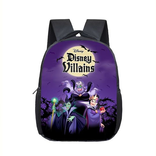 Disney Maleficent Kindergarten Backpack, Children School Bag, Toddler Bag for Fashion Kids Girls School Bookbags Gift
