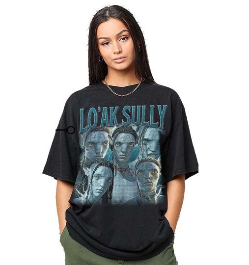 Limited Lo'ak Sully Vintage T-Shirt, Gift For Women and Man Unisex T-Shirt, Vintage 90s Cotton Shirt, Retro Short Sleeve T-shirt