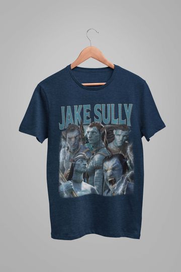 Limited Jake Sully Avatar Vintage T-Shirt, Gift For Women and Man Unisex T-Shirt, Vintage 90s Cotton Shirt, Retro Short Sleeve T-shirt