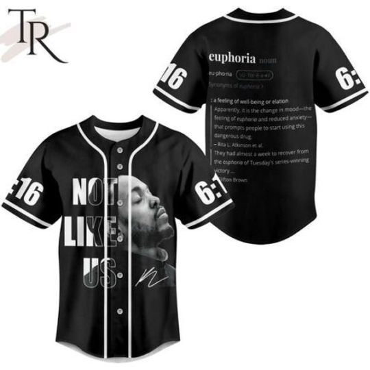 Kendrick Lamar Not Like Us 6-16 Jersey Shirt, Women Men Fashion Casual HipHop Short Sleeve T-shirts