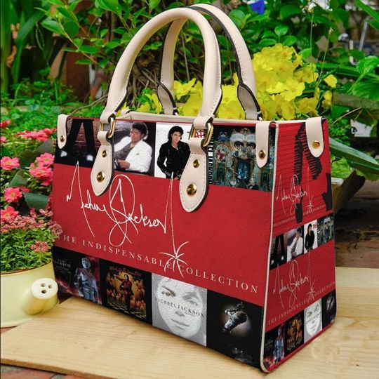 Michael Jackson Leather Bags, Michael Jackson Lovers Handbag, King Of Pop Bags And Purses, Shopping Bag,Handmade Bag