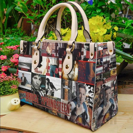 Bruce springsteen Women Leather Bag, springsteen Handbag, springsteen Lovers Handbag, Vintage Bag