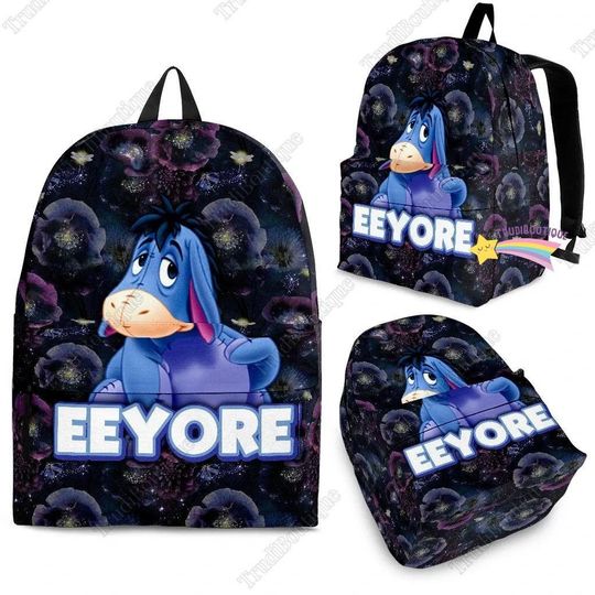 Disney Eeyore Backpack, Winnie The Pooh Backpack, Disney Children Backpack, Eeyore School Backpack, Cute Cartoon Backpack, Gift For Kid