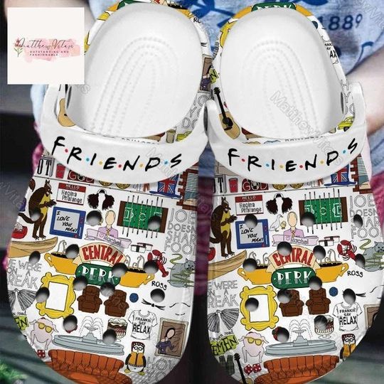 Friends Clogs, Friends TV Show Shoes, Movie Character Shoes, Friends Summer Shoes, Chandler Friends Shoes, Birthday Gift