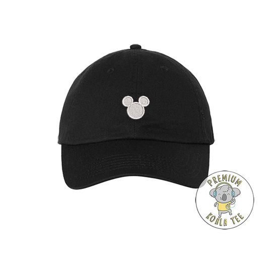 Mickey Mouse Hat, Mickey Ears Silhouette Embroidered Hat, Mickey Ears, Magic Kingdom, Disney Trip Hat, Disney Vacation Hat, Dad Hat
