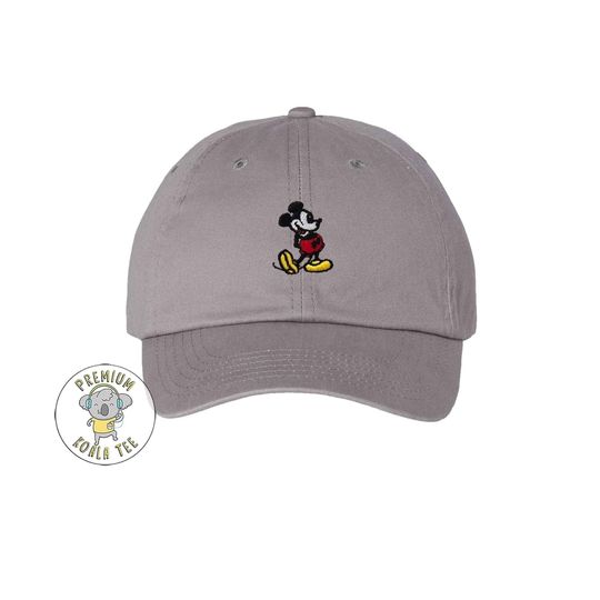 Mickey Mouse Hat Adult Kids sizes, Retro Mickey Embroidered Hat, Mickey Ears, Magic Kingdom, Disney Trip Hat, Disney Vacation Hat