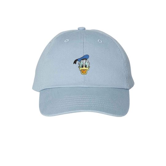 Donald Duck Hat, Adult Kids Sizes, Retro Donald Embroidered Hat, Mickey Friends Hat, Magic Kingdom, Disney Trip Hat, Disney Vacation Hat