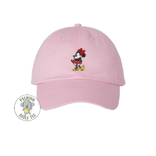 Minnie Mouse Hat, Retro Minnie Embroidered Hat, Minnie Bow, Magic Kingdom, Disney Trip Hat, Disney Mom Hat, Disney Girl Hat