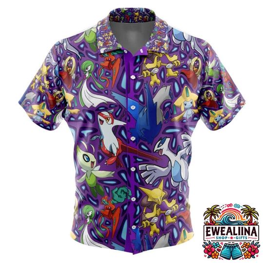 Legendary PKM Hawaiian Set, Birthday Gift for Him