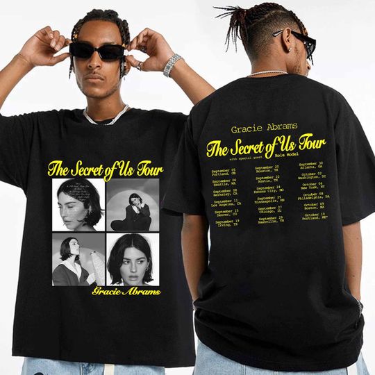 Gracie Abrams The Secret Of Us Tour 2024 Shirt, Gracie Abrams 2024 Concert Shirt, The Secret Of Us New Album Shirt, Gracie Abrams Fan Gift