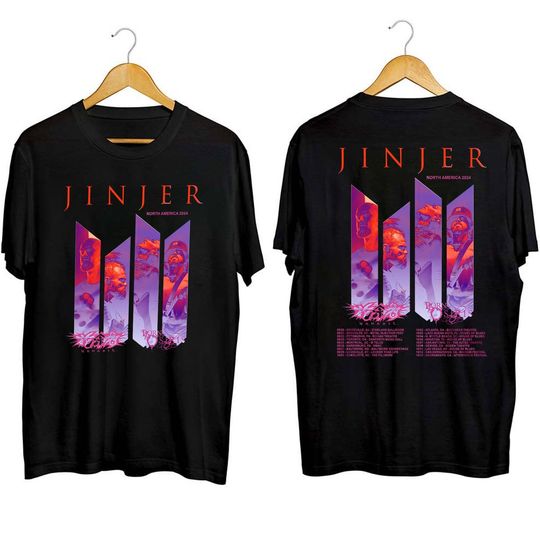 Jinjer 2024 North American Tour Shirt, Jinjer Concert 2024 Shirt, Jinjer Band Shirt, Jinjer Fan Gift, Music Tour Shirt