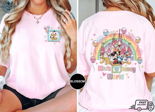 Vintage Walt Disney World Mickey And Friends Shirt, Magic Castle Custom Shirts, Magical Kingdom Family Trip 2024, Disney Family Vacation Tee