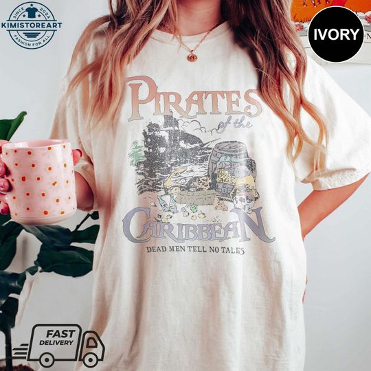 Retro Pirates of the Caribbean Disneyland Shirt, Disneyland Family Shirt, Dead Men Tell No Tales Shirt, Disney Girl Trip Shirt, Disneyworld