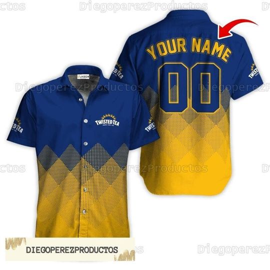 Twisted Tea Hawaii Shirts, Personalized Shirts, Twisted Tea Button Summer Shirts, Twisted Tea Vacation Shirts, Shirt For Men, Gift For Him