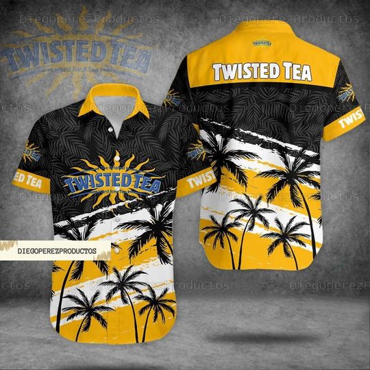 Twisted Tea Hawaiian Shirt, Twisted Tea Button Shirt, Twisted Tea Shirt, Twisted Tea Summer Shirt, Shirt For Men, Twisted Tea Gifts