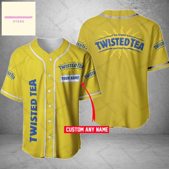 Personalized Twisted Tea Baseball Jersey Shirt, Twisted Tea Baseball Shirt, Twisted Tea Jersey Shirt, Twisted Tea Shirt,Athletic Jersey