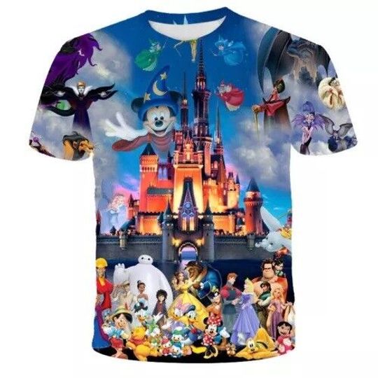 I'm A Big Fan Of Cartoon Magic Castle Awesome Gift For Fan Tshirt 3D Printed, Disney Casual Tee, All Size Available