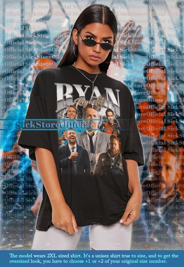 RYAN REYNOLDS Vintage Shirt, Ryan Reynolds Homage Tshirt, Ryan Reynolds Fan Tees, Ryan Reynolds Retro 90s Shirt, Ryan Reynolds Merch Gift
