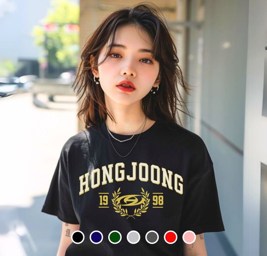 ATEEZ Hongjoong T-Shirt Ateez shirt gift for Atiny fan Ateez merch Ateez Unisex short sleeves heavy cotton shirt, multiple colors full sizes trending kpop shirt