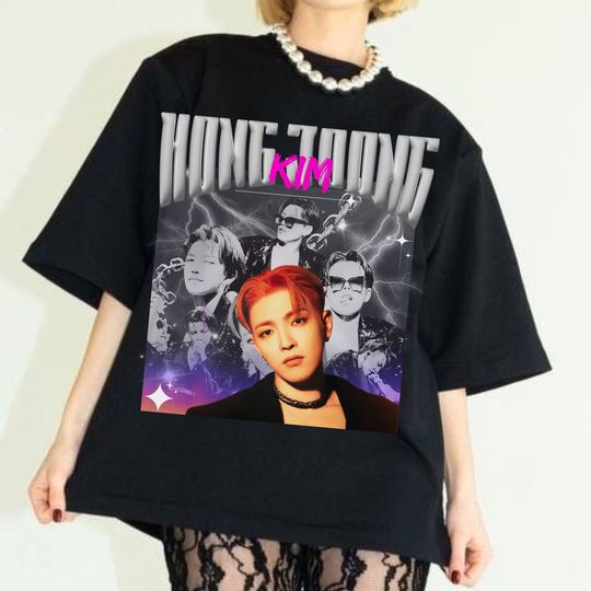 Ateez Hongjoong T-shirt Ateez shirt hongjoong Kim bias t-shirt Ateez kpop shirt hongjoong T-shirt Ateez