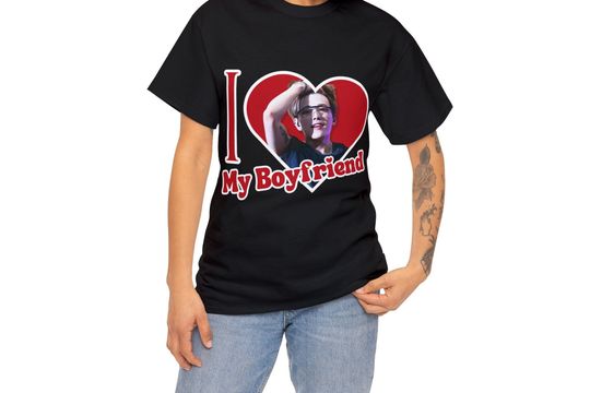 ATEEZ Hongjoong I Love My Boyfriend Shirt, ATEEZ Hongjoong Tattoo Photo Merch, Gift Ideas for Kpop Fans ATINY, Birthday Gift & Concert Merch