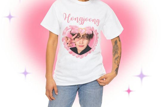 ATEEZ Hongjoong Coquette Bow Kpop Shirt, Ateez Tour 2024 Merch, Ateez Members Shirt, Gift Ideas for ATINY, Birthday Gift & Concert Merch