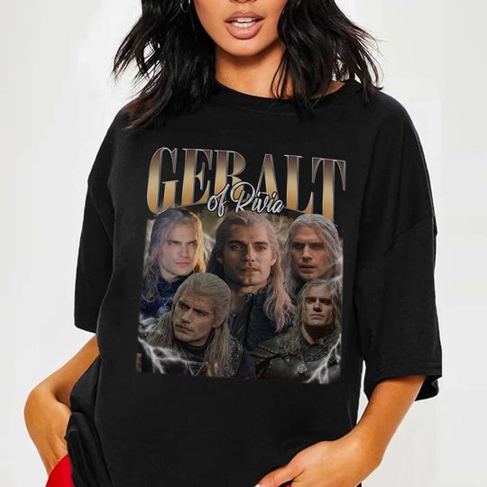 Geralt of Rivia Shirt,  Geralt of Rivia Bootleg Shirt,  Vintage Geralt of Rivia Tee,  The Witcher Movie Shirt