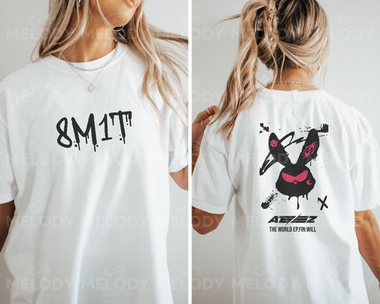 Limited Ateez 8M1T Kpop T-Shirt, Ateez Album Shirt, Ateez Tour 2024, Ateez Will To Power, Atiny, The World Ep.Fin Will, Aniteez, Ateez Work