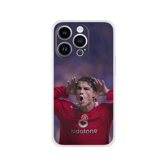 Cristiano Ronaldo Manchester United Amazing IPhone Cases, IPhone Cases Printed Pootball Players, Gifts For Football Lover, Soccer Merch