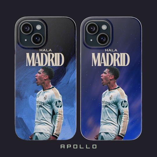 Jude Bellingham Real Madrid ''Hala Madrid'' Phone Cover for IPhone Cases, IPhone Cases Printed Pootball Players, Gifts For Football Lover, Soccer Merch