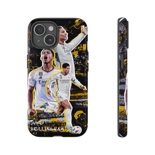 Madrid, Soccer, Bellingham, Champions league, England, Ronaldo, Mbapp, Football, Birthday, Gift, Christmas, Real Madrid, Phone case, Iphone