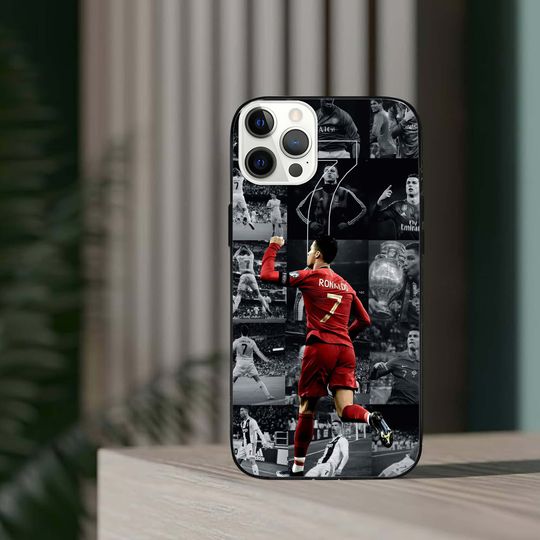 CR7 IPhone Cases, IPhone Cases Printed Pootball Players, Gifts For Football Lover, Soccer Merch