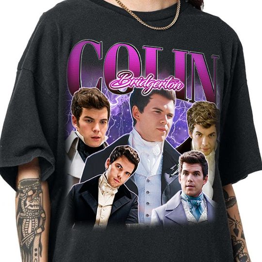 Penelope & Colin Bridgerton Season 3 Shirt, Comfort Colors T-shirt, Carriage Scene Shirt, Lady Whistledown, Book Shirt for Her