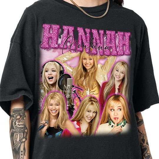 Retro Hannah Montana T-Shirt, Hannah Montana Vintage Shirt,Hannah Montana T shirt,Hannah Montana ,Hannah Montana Sweatshirt