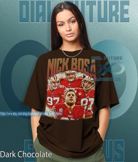 Nick Bosa Shirt, Homage Retro Classic Graphic Tee, Vintage Cotton Short Sleeve T-Shirt, Gift For Women and Man Unisex T-Shirt, Streetwear